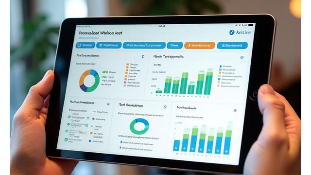 Preview of a personalized wellness report showing charts and recommendations