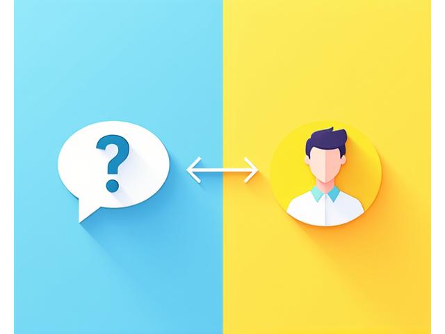 Illustration of a person asking a question in a virtual setting with an expert responding